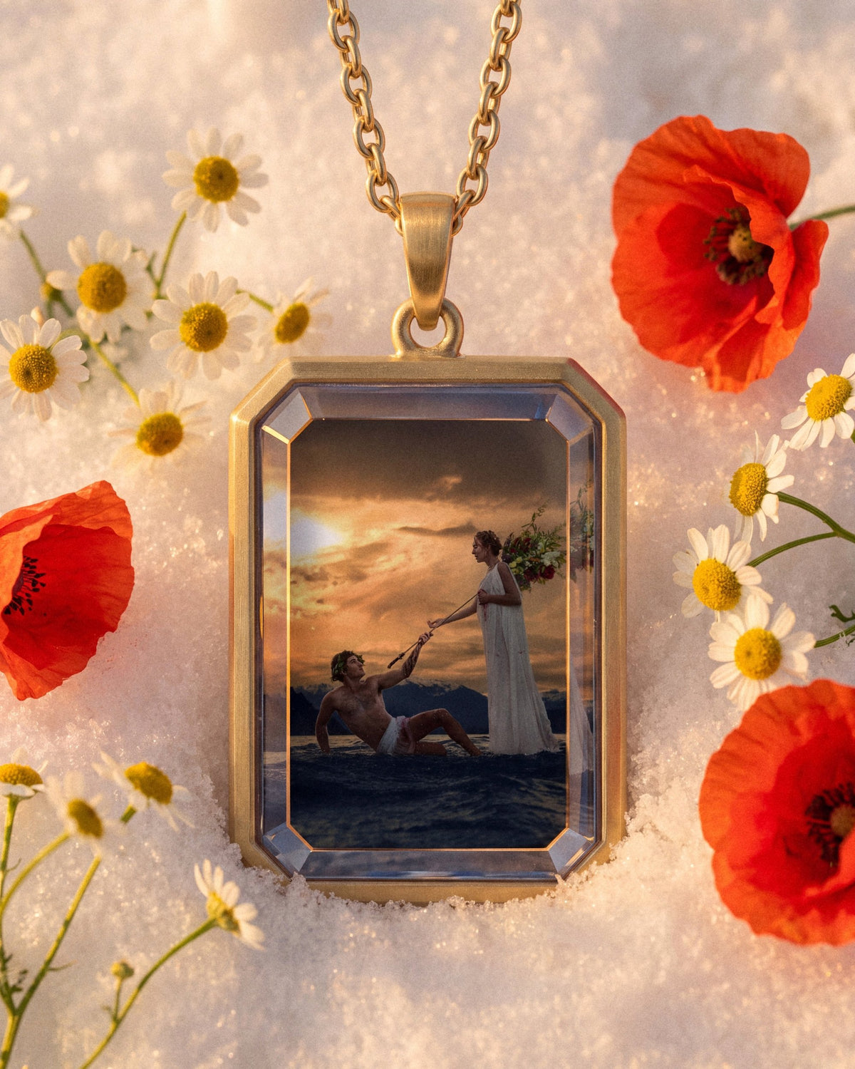 The Courage Of The Coward, the Amulet by Mirrors by Viulet, flowers in the snow