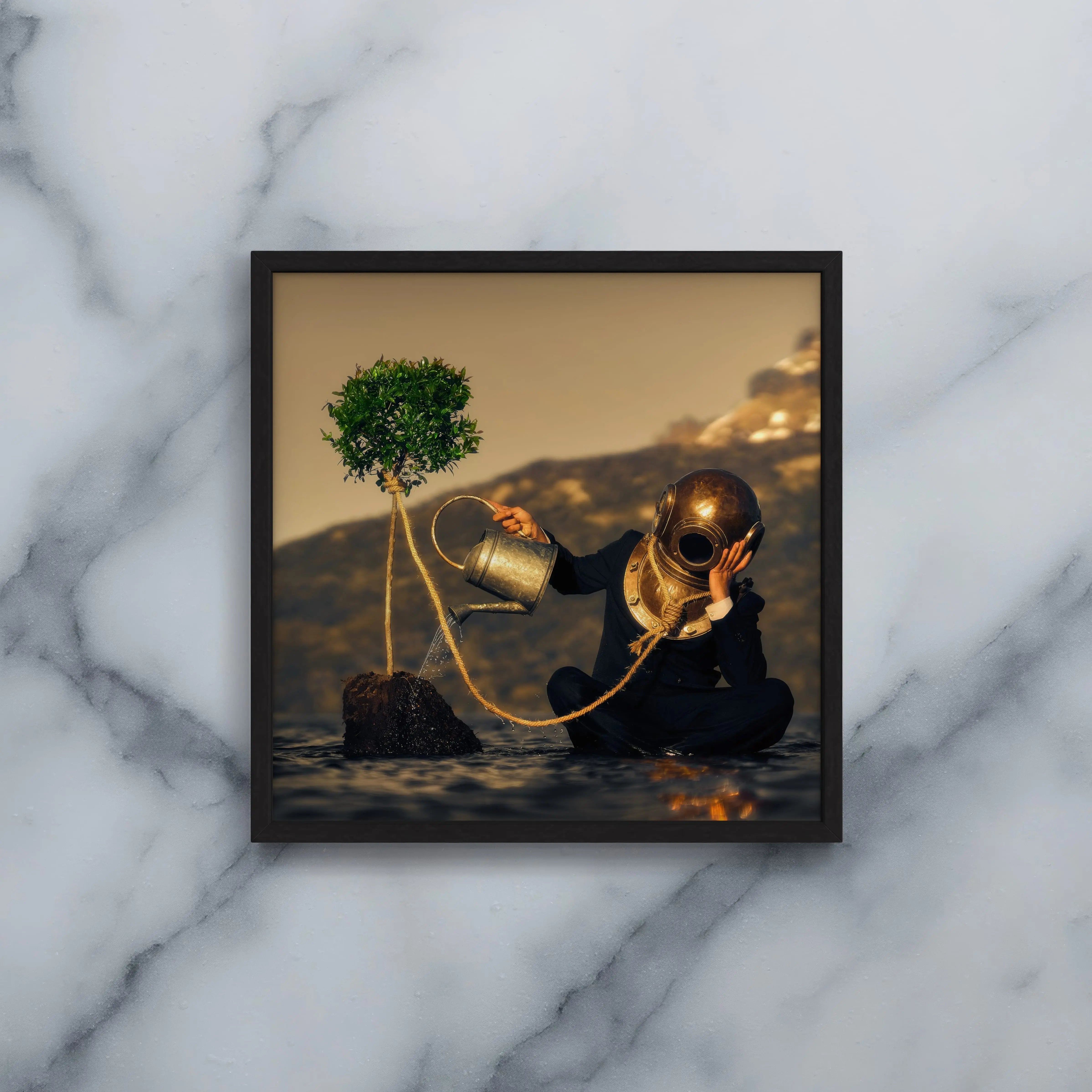 絵画 Mirror_Oil No.2 The_Noxious_Orchard_of_Vice_-