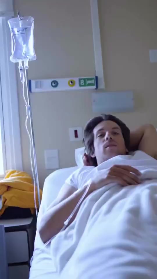 The Strawberry, behind the work: Tom in the hospital, the day the photograph was taken