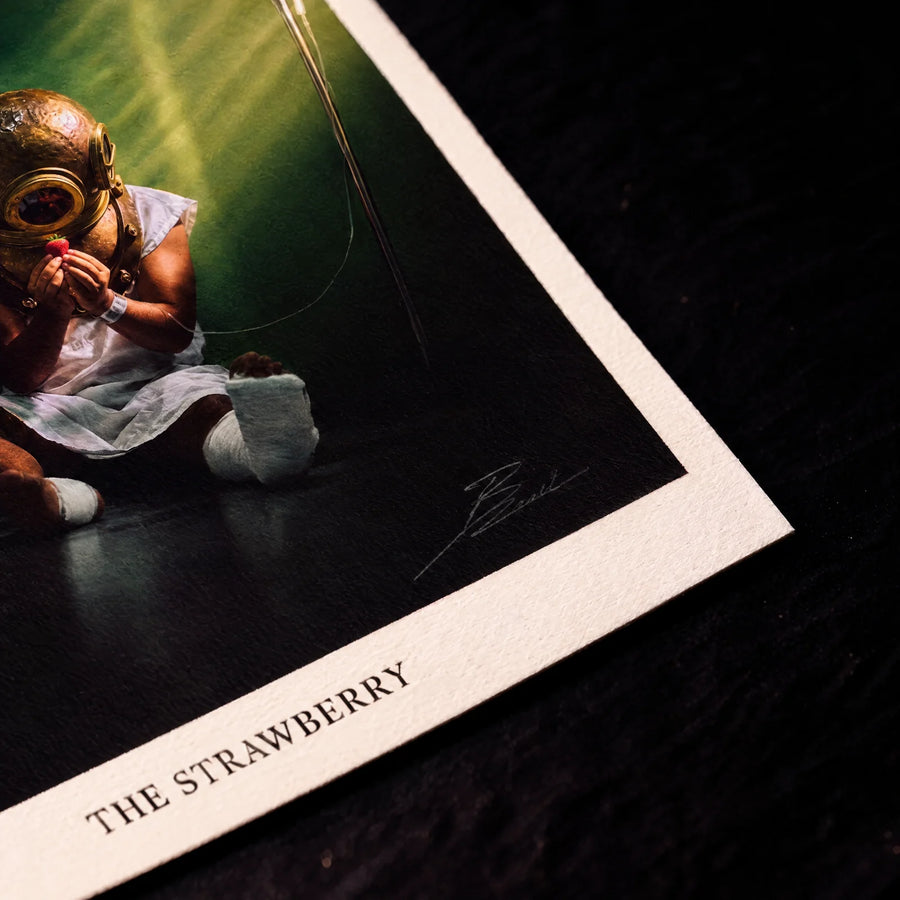The Strawberry: a corner of the signed print
