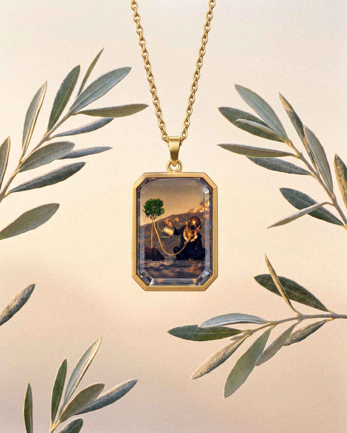 The Noxious Orchard Of Vice, the Amulet by Mirrors by Viulet, leaves in the air