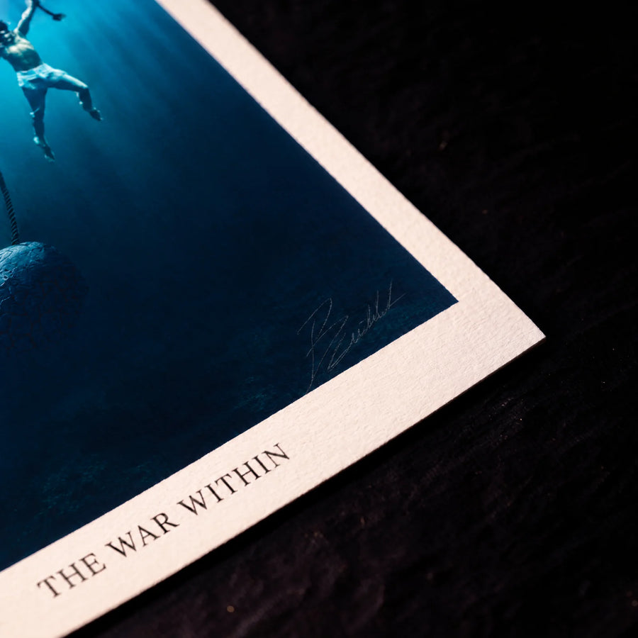 The War Within: a corner of the signed print