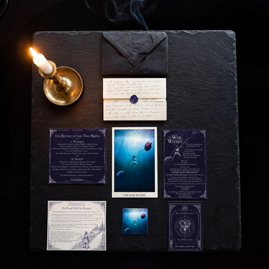 The War Within: everything inside the envelope, laid out