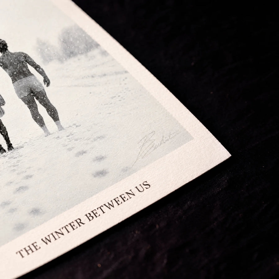 The Winter Between Us: a corner of the signed print