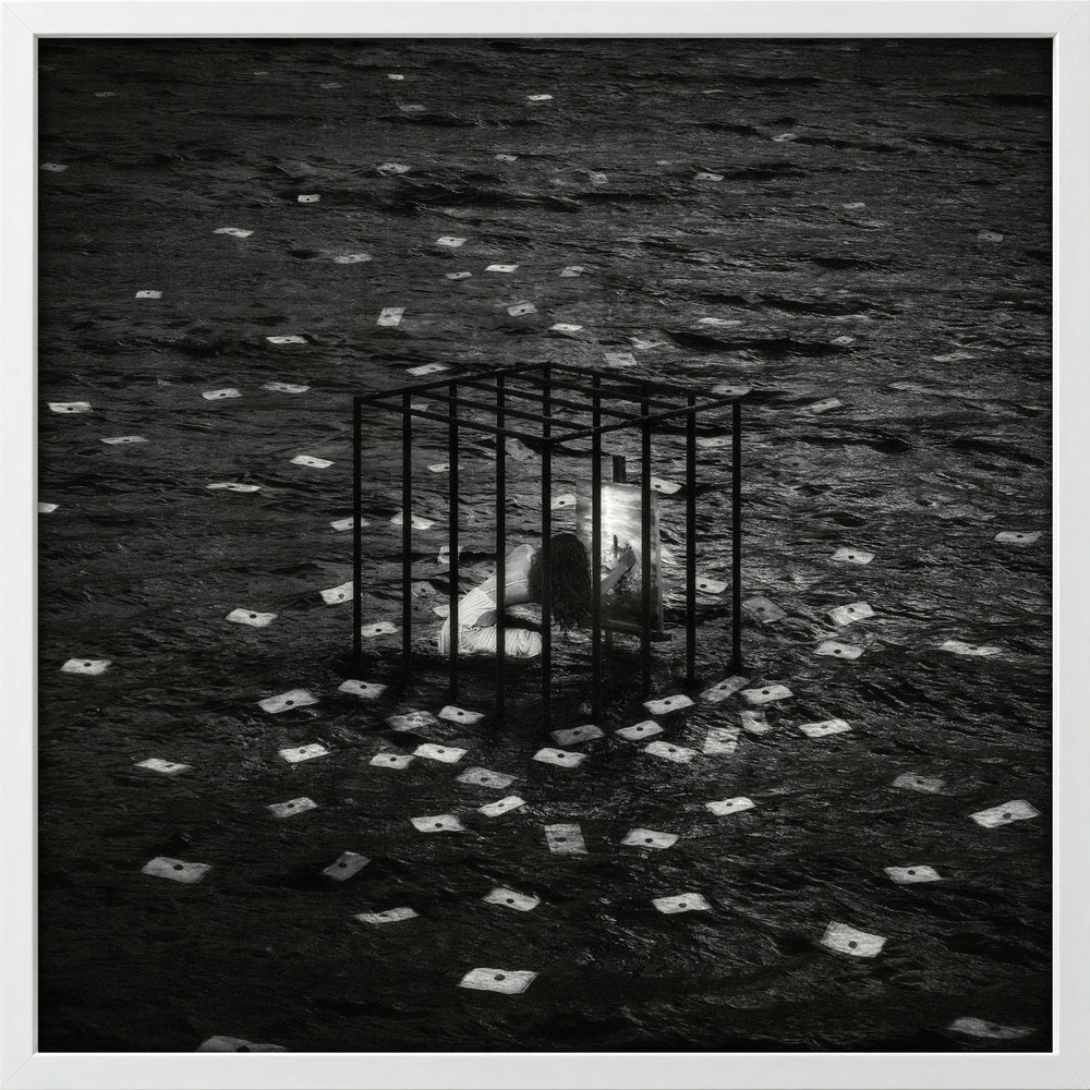 The black and white edition of Letters to the Subconscious, presented Lined in Seraph White